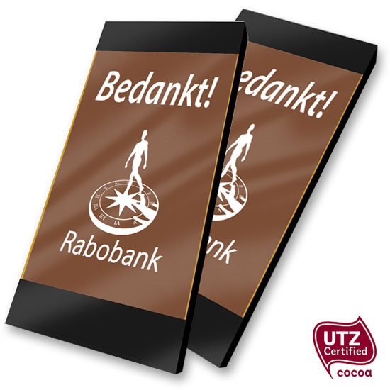 Chocolade kaart/tablet | Eco geschenk